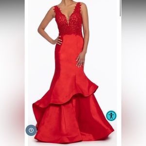 BRAND NEW Red mermaid prom dress ❤️